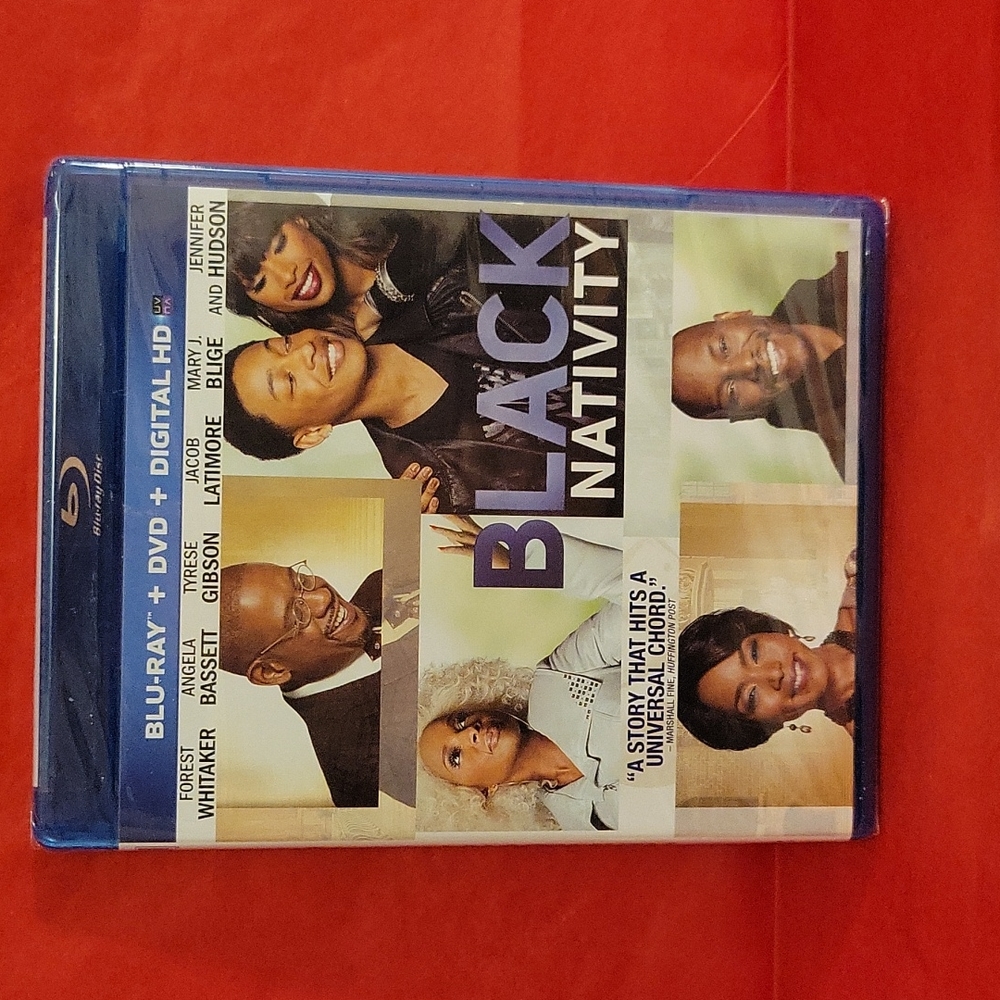 😎 Black Nativity Blu-ray disc + DVD movie